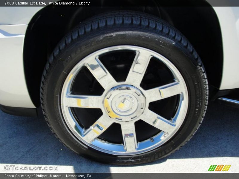 White Diamond / Ebony 2008 Cadillac Escalade