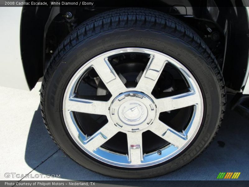 White Diamond / Ebony 2008 Cadillac Escalade