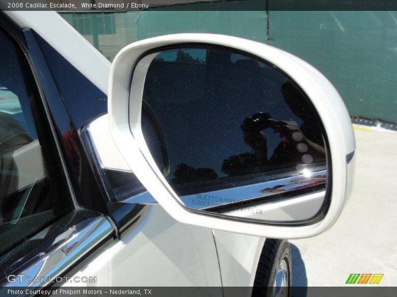 White Diamond / Ebony 2008 Cadillac Escalade