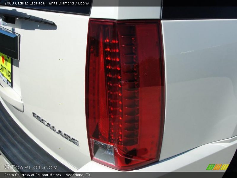White Diamond / Ebony 2008 Cadillac Escalade