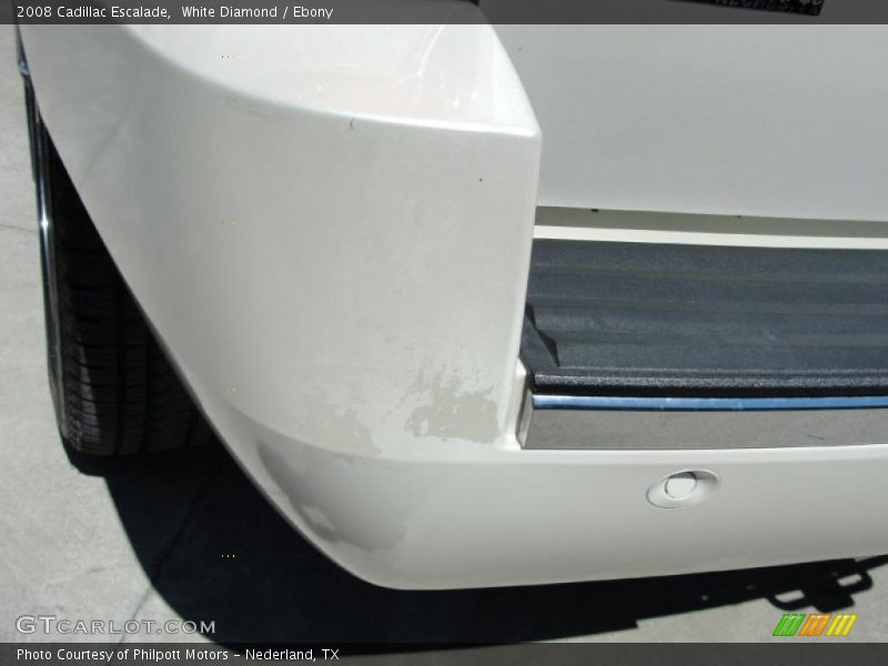 White Diamond / Ebony 2008 Cadillac Escalade
