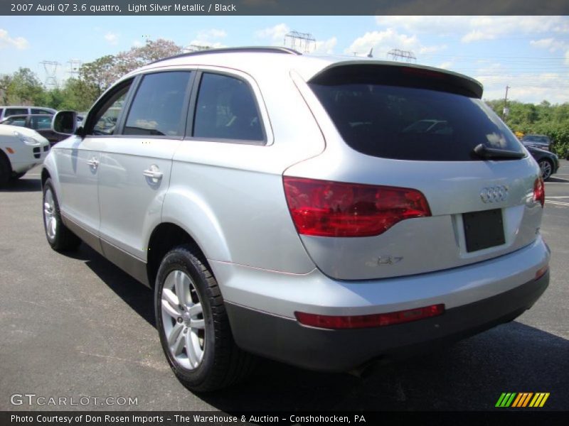 Light Silver Metallic / Black 2007 Audi Q7 3.6 quattro