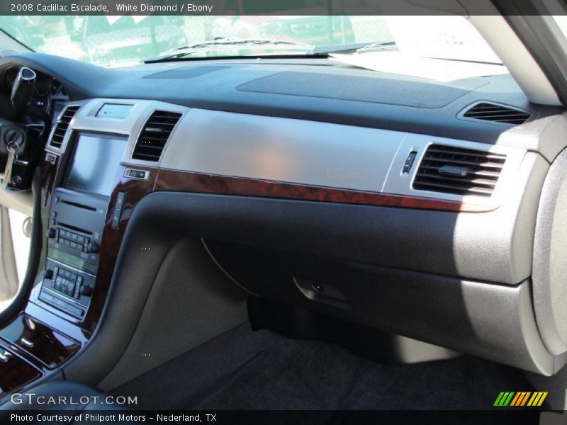 White Diamond / Ebony 2008 Cadillac Escalade
