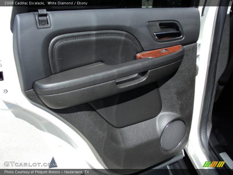 White Diamond / Ebony 2008 Cadillac Escalade