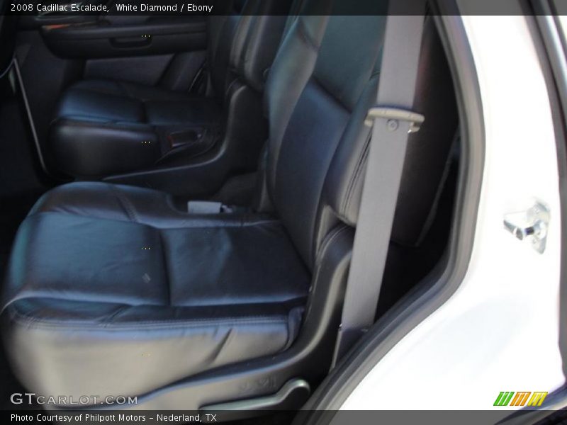 White Diamond / Ebony 2008 Cadillac Escalade