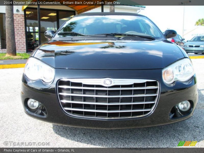 Brilliant Black Crystal / Dark Slate Gray 2004 Chrysler Sebring LXi Convertible