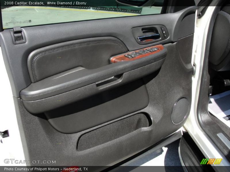 White Diamond / Ebony 2008 Cadillac Escalade