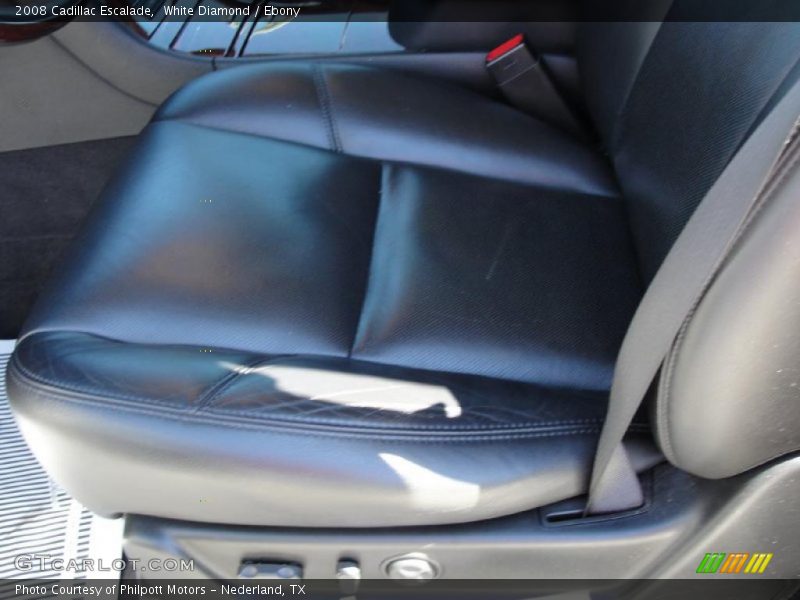 White Diamond / Ebony 2008 Cadillac Escalade