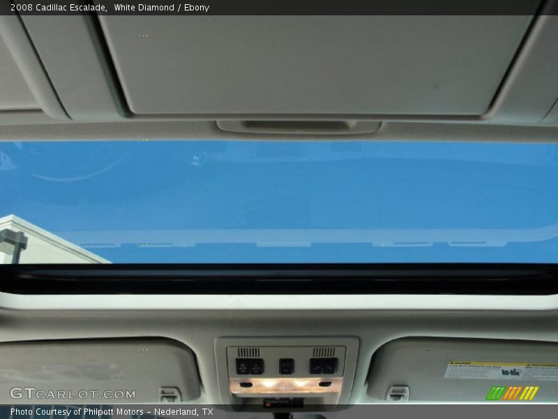 White Diamond / Ebony 2008 Cadillac Escalade