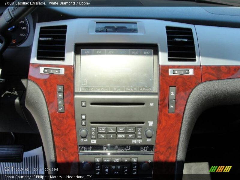 White Diamond / Ebony 2008 Cadillac Escalade