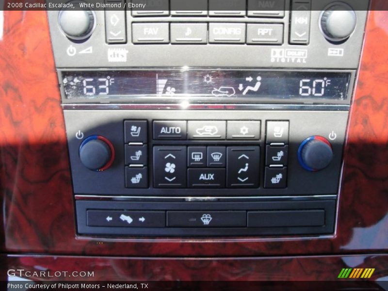 White Diamond / Ebony 2008 Cadillac Escalade