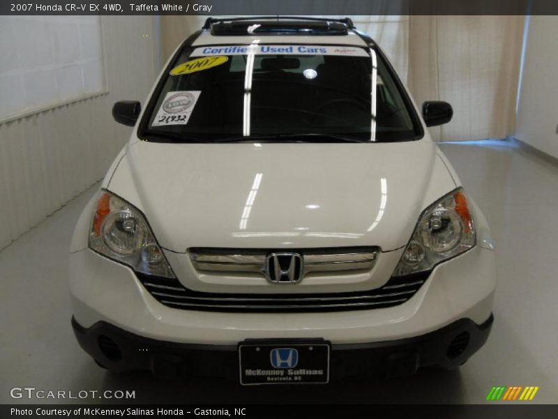 Taffeta White / Gray 2007 Honda CR-V EX 4WD