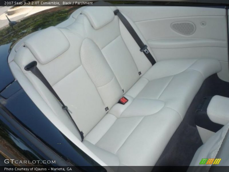 Black / Parchment 2007 Saab 9-3 2.0T Convertible