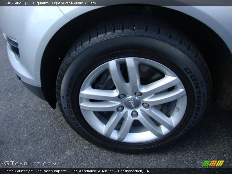 Light Silver Metallic / Black 2007 Audi Q7 3.6 quattro