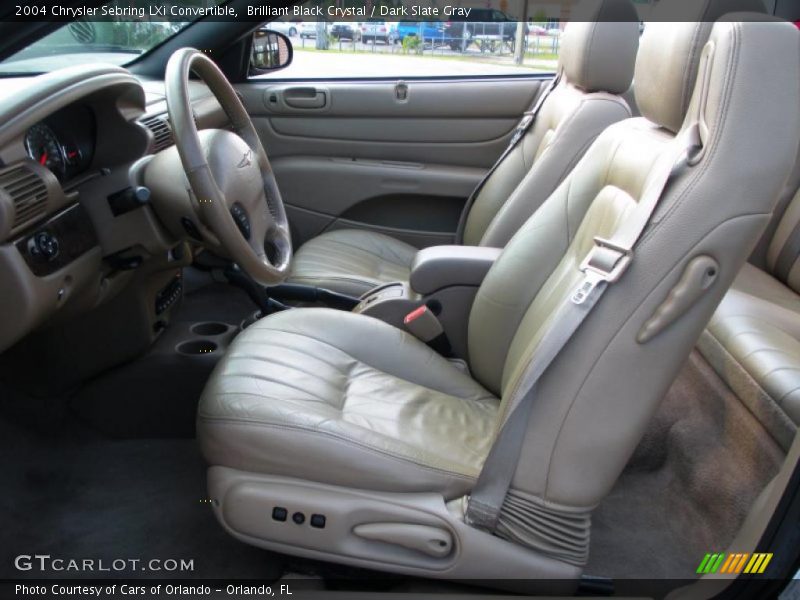 Brilliant Black Crystal / Dark Slate Gray 2004 Chrysler Sebring LXi Convertible