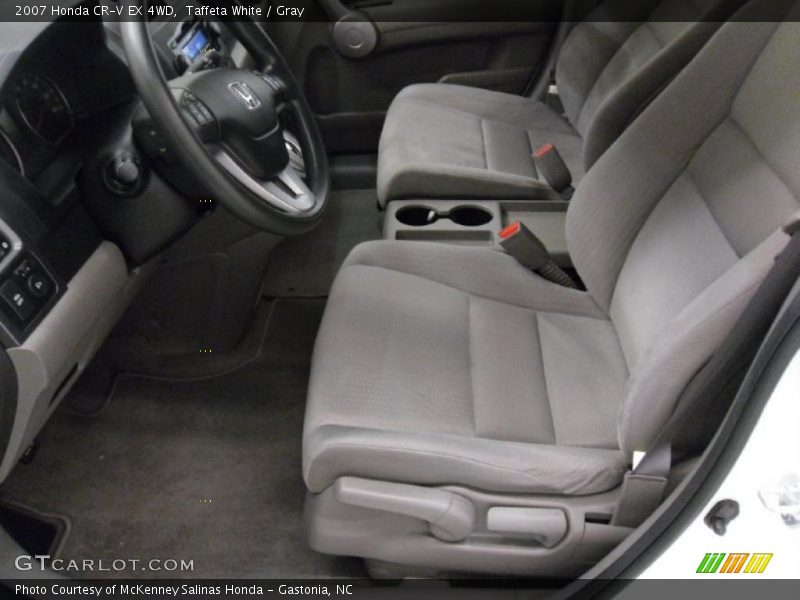 Taffeta White / Gray 2007 Honda CR-V EX 4WD