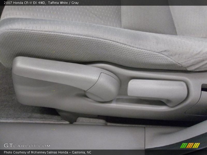 Taffeta White / Gray 2007 Honda CR-V EX 4WD