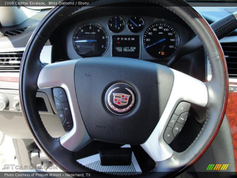 White Diamond / Ebony 2008 Cadillac Escalade