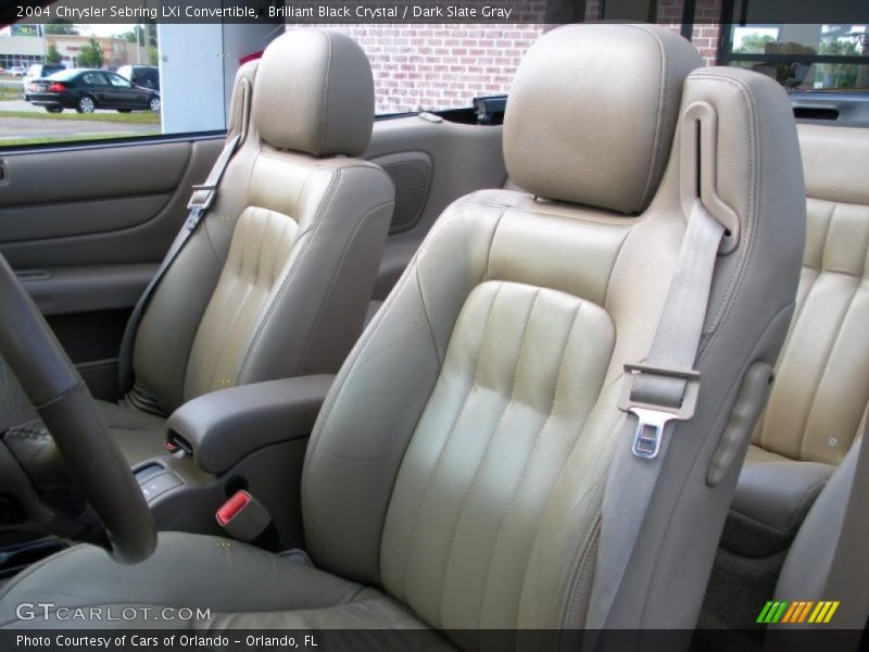 Brilliant Black Crystal / Dark Slate Gray 2004 Chrysler Sebring LXi Convertible