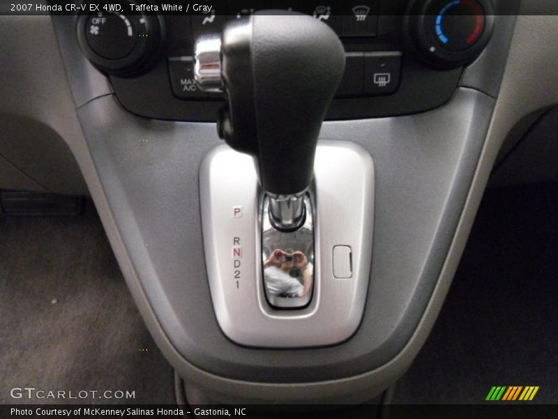 Taffeta White / Gray 2007 Honda CR-V EX 4WD