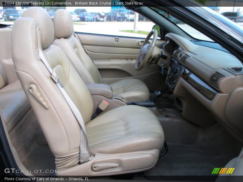 Brilliant Black Crystal / Dark Slate Gray 2004 Chrysler Sebring LXi Convertible