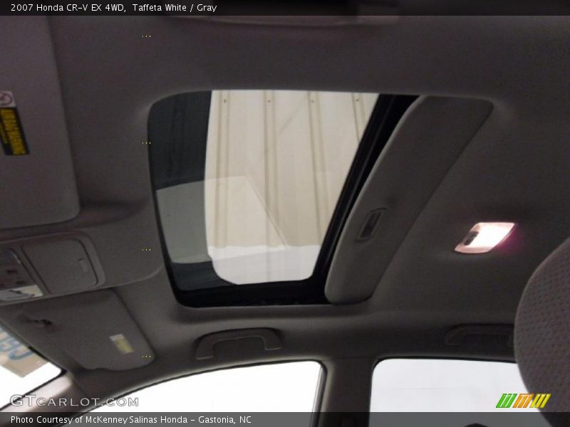 Taffeta White / Gray 2007 Honda CR-V EX 4WD