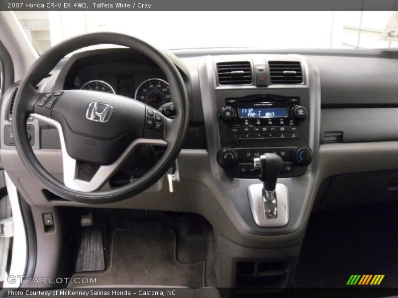 Taffeta White / Gray 2007 Honda CR-V EX 4WD
