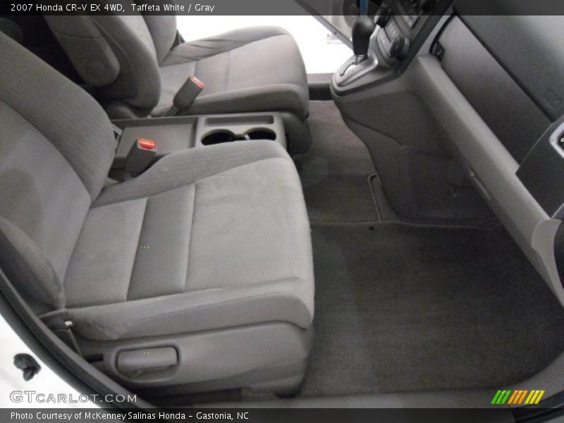 Taffeta White / Gray 2007 Honda CR-V EX 4WD