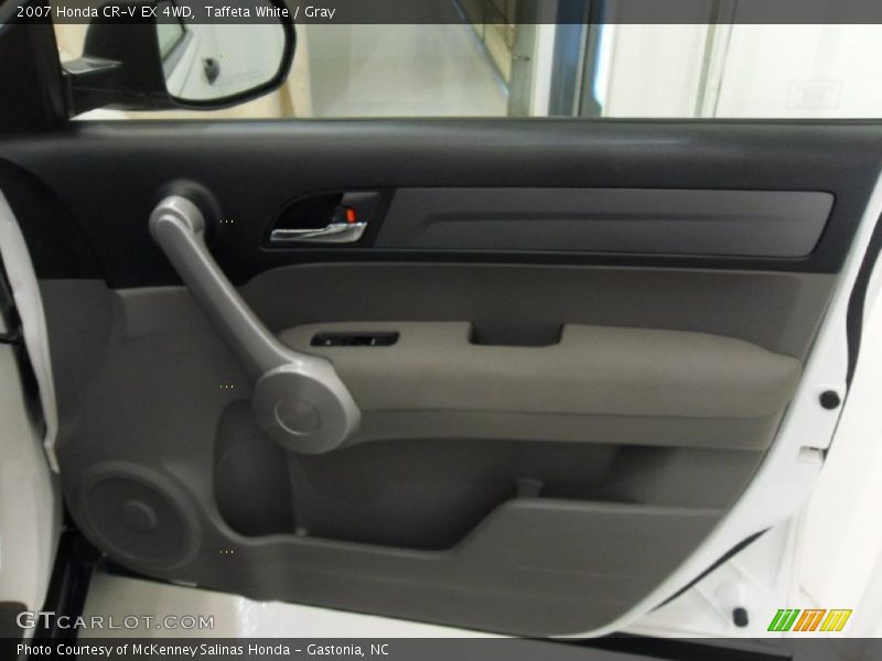 Taffeta White / Gray 2007 Honda CR-V EX 4WD