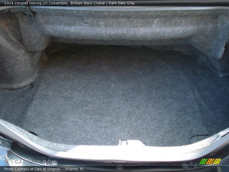 Brilliant Black Crystal / Dark Slate Gray 2004 Chrysler Sebring LXi Convertible