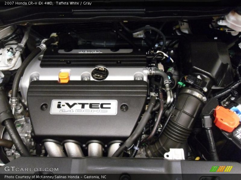 Taffeta White / Gray 2007 Honda CR-V EX 4WD