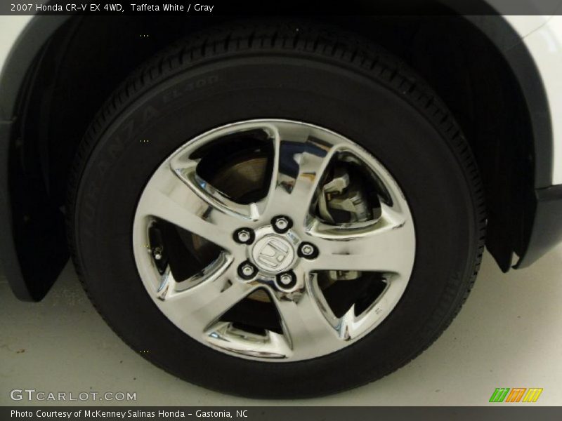 Taffeta White / Gray 2007 Honda CR-V EX 4WD