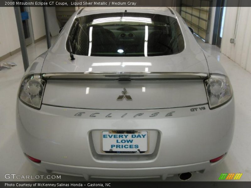 Liquid Silver Metallic / Medium Gray 2008 Mitsubishi Eclipse GT Coupe