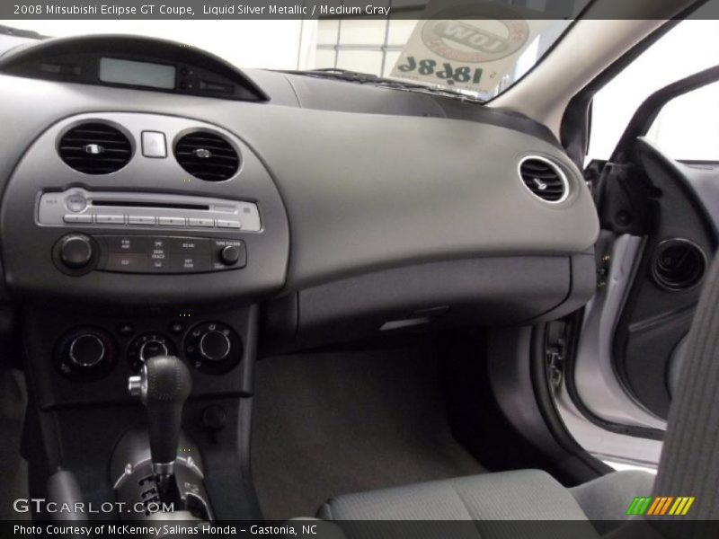 Liquid Silver Metallic / Medium Gray 2008 Mitsubishi Eclipse GT Coupe