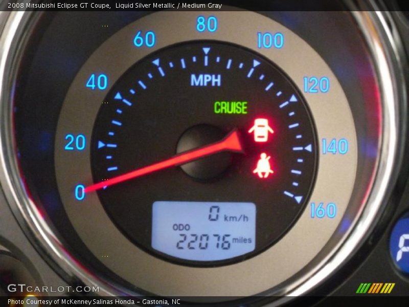 Liquid Silver Metallic / Medium Gray 2008 Mitsubishi Eclipse GT Coupe