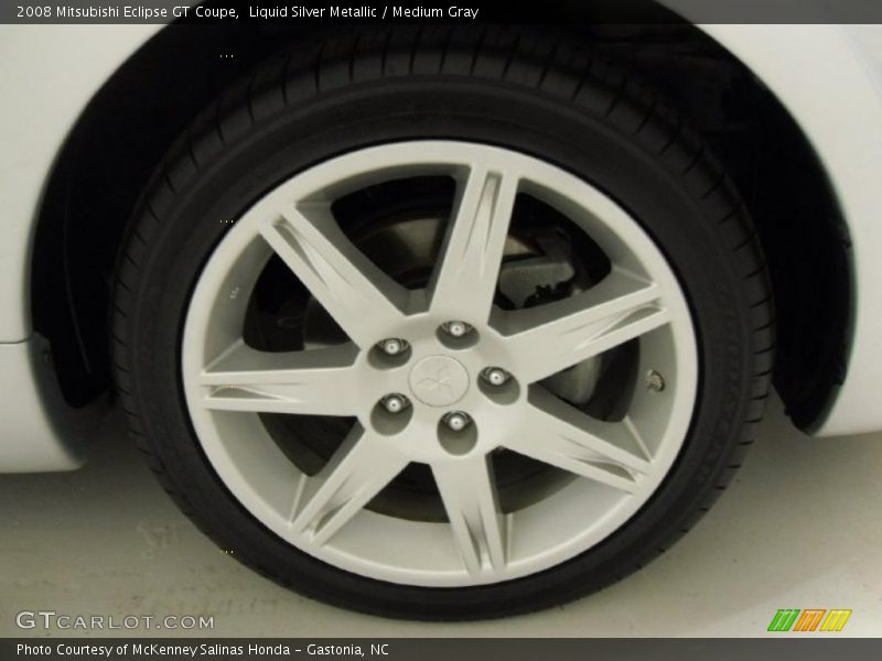 Liquid Silver Metallic / Medium Gray 2008 Mitsubishi Eclipse GT Coupe