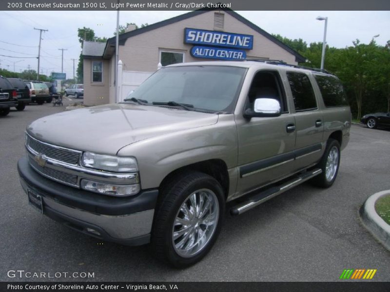 Light Pewter Metallic / Gray/Dark Charcoal 2003 Chevrolet Suburban 1500 LS