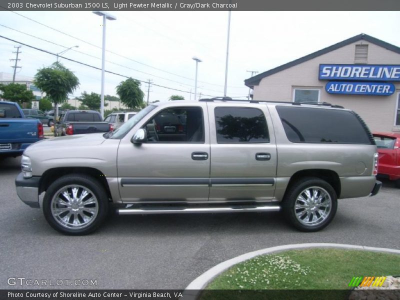 Light Pewter Metallic / Gray/Dark Charcoal 2003 Chevrolet Suburban 1500 LS