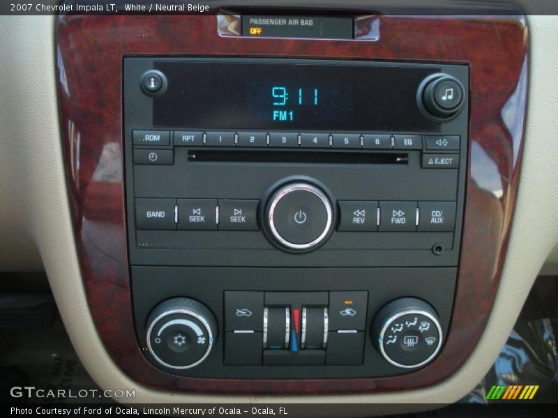 White / Neutral Beige 2007 Chevrolet Impala LT