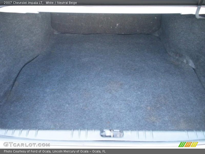 White / Neutral Beige 2007 Chevrolet Impala LT