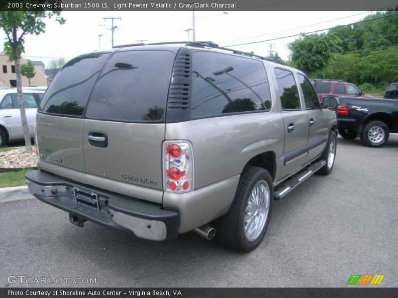 Light Pewter Metallic / Gray/Dark Charcoal 2003 Chevrolet Suburban 1500 LS