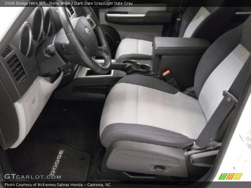 Stone White / Dark Slate Gray/Light Slate Gray 2008 Dodge Nitro SLT