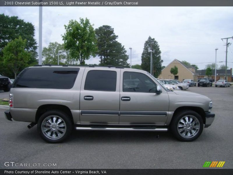 Light Pewter Metallic / Gray/Dark Charcoal 2003 Chevrolet Suburban 1500 LS