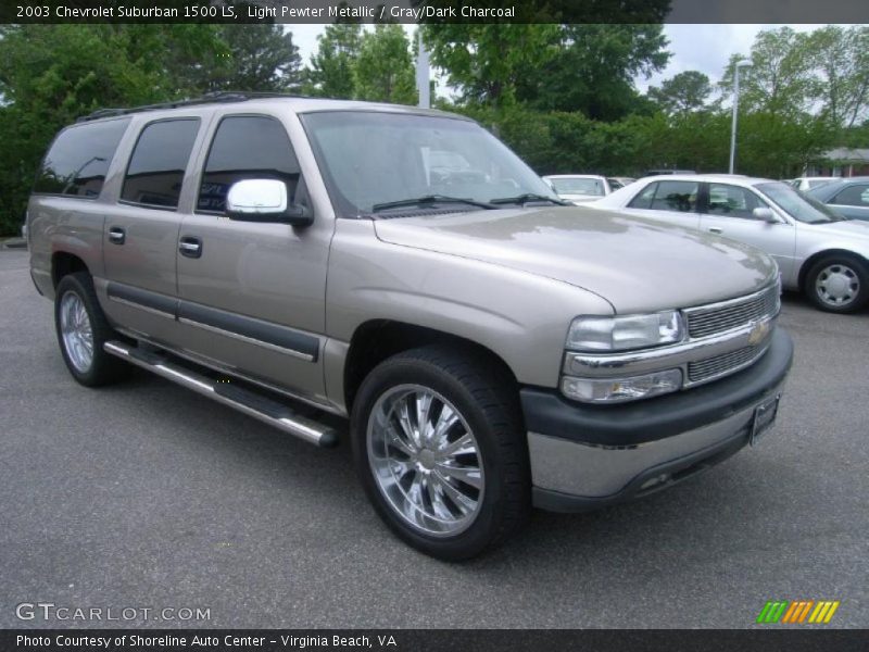 Light Pewter Metallic / Gray/Dark Charcoal 2003 Chevrolet Suburban 1500 LS