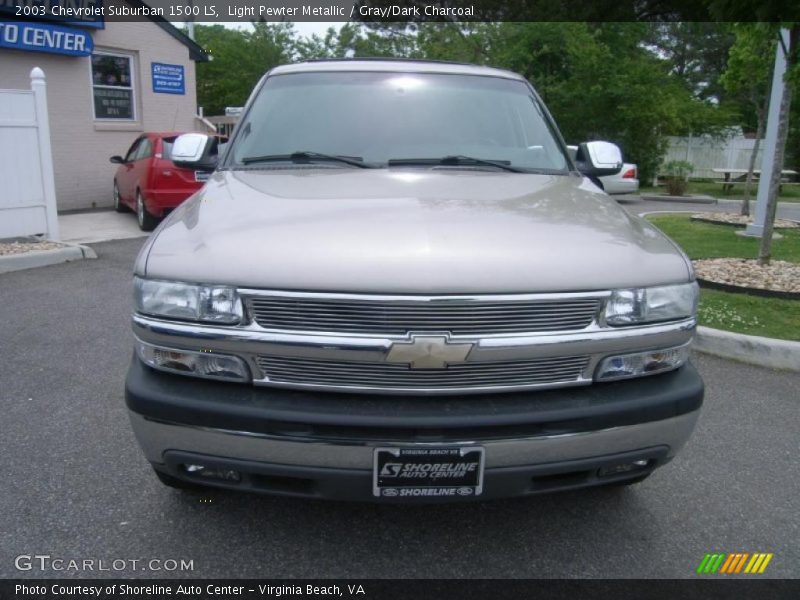 Light Pewter Metallic / Gray/Dark Charcoal 2003 Chevrolet Suburban 1500 LS