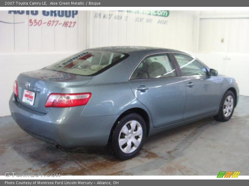 Aloe Green Metallic / Bisque 2007 Toyota Camry LE
