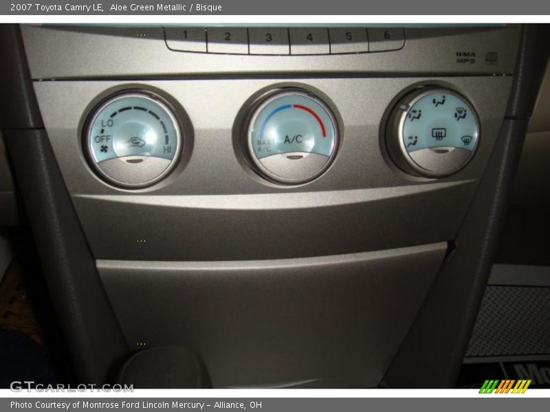 Aloe Green Metallic / Bisque 2007 Toyota Camry LE