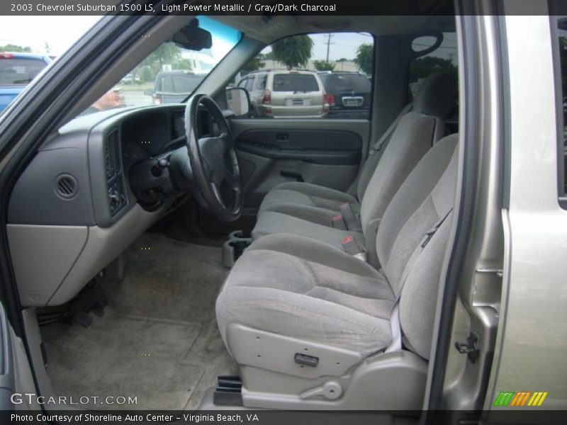 Light Pewter Metallic / Gray/Dark Charcoal 2003 Chevrolet Suburban 1500 LS