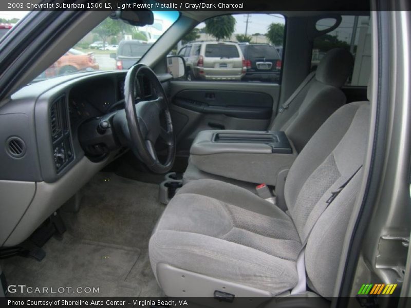 Light Pewter Metallic / Gray/Dark Charcoal 2003 Chevrolet Suburban 1500 LS