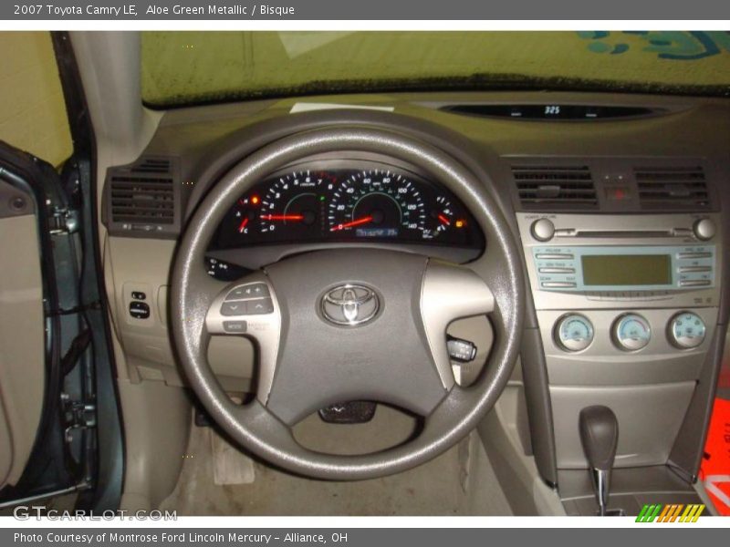 Aloe Green Metallic / Bisque 2007 Toyota Camry LE